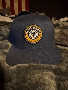 Navy Snapback Hat - Denver Colorado